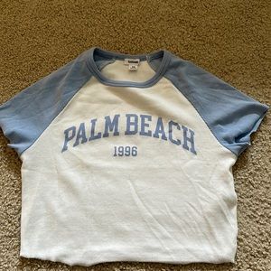 Garage Palm Beach cropped T, size small